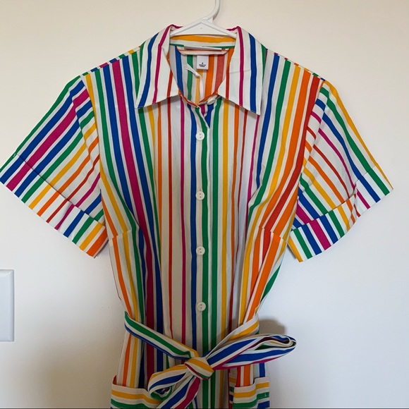 Christopher John Rogers for Target Striped Dress 2 NWT - Picture 4 of 16